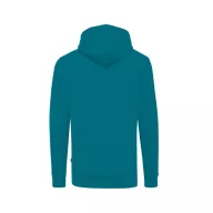   Hanorac cu gluga, 42FEB233117, Iqoniq Jasper, Bumbac, Unisex, Albastru Verdigris, XXS