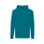 Hanorac cu gluga, 42FEB233118, Iqoniq Jasper, Bumbac, Unisex, Albastru Verdigris, 3XL