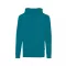 Hanorac cu gluga, 42FEB233118, Iqoniq Jasper, Bumbac, Unisex, Albastru Verdigris, 3XL
