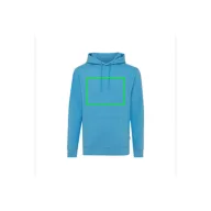   Hanorac cu gluga, 42FEB233059, Iqoniq Jasper, Bumbac, Unisex, Albastru Deschis, XS