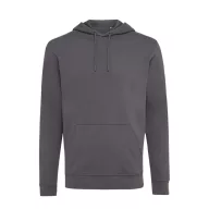   Hanorac cu gluga, Unisex, iqoniq, 2401E13634, Bumbac, Gri anthracite, L