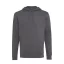 Hanorac cu gluga, Unisex, iqoniq, 2401E13634, Bumbac, Gri anthracite, L