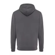   Hanorac cu gluga, Unisex, iqoniq, 2401E13638, Bumbac, Gri anthracite, XS