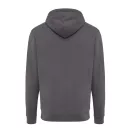 Hanorac cu gluga, unisex, 2509E17122, iqoniq, 66x47.5x1 cm, Bumbac, Gri antracit, XXS