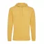 Hanorac cu gluga, unisex, 2509E17124, iqoniq, 66x47.5x1 cm, Bumbac, Galben ochre, XXS