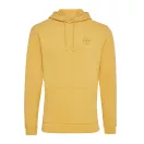 Hanorac cu gluga, unisex, 2509E17124, iqoniq, 66x47.5x1 cm, Bumbac, Galben ochre, XXS