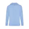 Hanorac cu gluga, Unisex, iqoniq, 2401E13648, Bumbac, Albastru sky, L