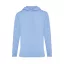 Hanorac cu gluga, Unisex, iqoniq, 2401E13651, Bumbac, Albastru sky, XL