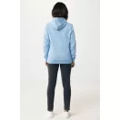 Hanorac cu gluga, unisex, 2509E17127, iqoniq, 66x47.5x1 cm, Bumbac, Albastru sky, XXS