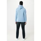 Hanorac cu gluga, unisex, 2509E17127, iqoniq, 66x47.5x1 cm, Bumbac, Albastru sky, XXS