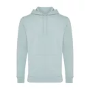 Hanorac cu gluga, Unisex, iqoniq, 2401E13657, Bumbac, Verde ice, S