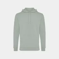   Hanorac cu gluga, Unisex, 2502E10096, iqoniq, Bumbac, Verde ice, XXS