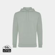   Hanorac cu gluga, Unisex, 2502E10096, iqoniq, Bumbac, Verde ice, XXS