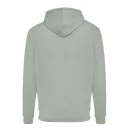 Hanorac cu gluga, Unisex, 2502E10096, iqoniq, Bumbac, Verde ice, XXS