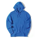 Hanorac cu gluga, Unisex, iqoniq, 2401E13662, Bumbac, Albastru royal, L