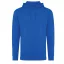 Hanorac cu gluga, Unisex, iqoniq, 2401E13663, Bumbac, Albastru royal, M