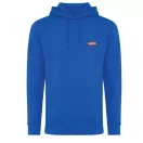 Hanorac cu gluga, Unisex, iqoniq, 2401E13665, Bumbac, Albastru royal, XL