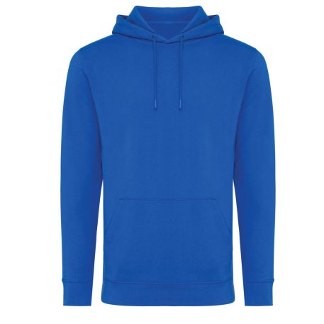 Hanorac cu gluga, Unisex, 2502E10097, iqoniq, Bumbac, Albastru royal, XXS