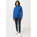 Hanorac cu gluga, Unisex, 2502E10097, iqoniq, Bumbac, Albastru royal, XXS