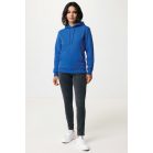Hanorac cu gluga, Unisex, 2502E10097, iqoniq, Bumbac, Albastru royal, XXS