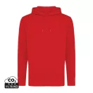 Hanorac cu gluga, Unisex, iqoniq, 2401E13669, Bumbac, Rosu, L