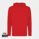 Hanorac cu gluga, Unisex, iqoniq, 2401E13669, Bumbac, Rosu, L