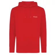   Hanorac cu gluga, Unisex, iqoniq, 2401E13669, Bumbac, Rosu, L