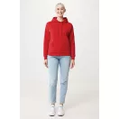 Hanorac cu gluga, unisex, 2509E17126, iqoniq, 66x47.5x1 cm, Bumbac, Rosu, XXS