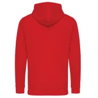   Hanorac cu gluga, Unisex, iqoniq, 2401E13675, Bumbac, Rosu, 3XL