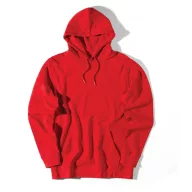   Hanorac cu gluga, Unisex, iqoniq, 2401E13675, Bumbac, Rosu, 3XL