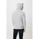 Hanorac cu gluga, Unisex, iqoniq, 2401E13676, Bumbac, Gri heather, 4XL
