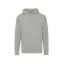 Hanorac cu gluga, Unisex, iqoniq, 2401E13677, Bumbac, Gri heather, 5XL
