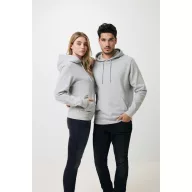  Hanorac cu gluga, Unisex, iqoniq, 2401E13677, Bumbac, Gri heather, 5XL