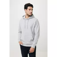   Hanorac cu gluga, Unisex, iqoniq, 2401E13677, Bumbac, Gri heather, 5XL
