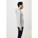 Hanorac cu gluga, Unisex, iqoniq, 2401E13677, Bumbac, Gri heather, 5XL