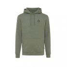 Hanorac cu gluga, 42FEB233215, Iqoniq Torres, Bumbac, Unisex, Verde, L