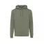 Hanorac cu gluga, 42FEB233221, Iqoniq Torres, Bumbac, Unisex, Verde, XXS