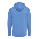 Hanorac cu gluga, Unisex, iqoniq, 2401E13685, Bumbac, Albastru heather, XXL