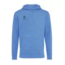 Hanorac cu gluga, unisex, 2509E17254, iqoniq, 66x47.5x1 cm, Bumbac, Albastru heather, XXS