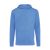 Hanorac cu gluga, Unisex, iqoniq, 2401E13686, Bumbac, Albastru heather, 3XL