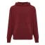 Hanorac cu gluga, Unisex, 2502E10341, iqoniq, Bumbac, Burgundy, 3XL