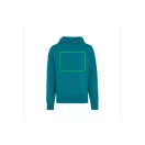 Hanorac 42FEB233321, Iqoniq Yoho, Bumbac, Unisex, Albastru Verdigris, S