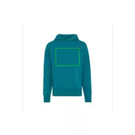   Hanorac 42FEB233324, Iqoniq Yoho, Bumbac, Unisex, Albastru Verdigris, XXL