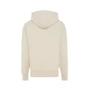 Hanorac cu gluga, casual, Unisex, iqoniq, 2410E18410, Bumbac, Crem natur, L