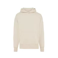   Hanorac cu gluga, casual, Unisex, iqoniq, 2410E18416, Bumbac, Crem natur, XXS