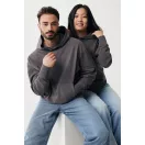 Hanorac cu gluga, Unisex, 2502E10329, iqoniq, Bumbac, Gri antracit, XL