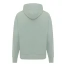 Hanorac cu gluga, casual, Unisex, iqoniq, 2410E18402, Bumbac, Verde ice, L