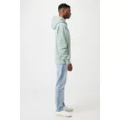 Hanorac cu gluga, casual, Unisex, iqoniq, 2410E18407, Bumbac, Verde ice, XXL