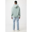 Hanorac cu gluga, casual, Unisex, iqoniq, 2410E18408, Bumbac, Verde ice, XXS