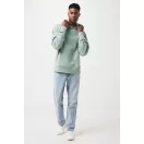 Hanorac cu gluga, casual, Unisex, iqoniq, 2410E18409, Bumbac, Verde ice, 3XL